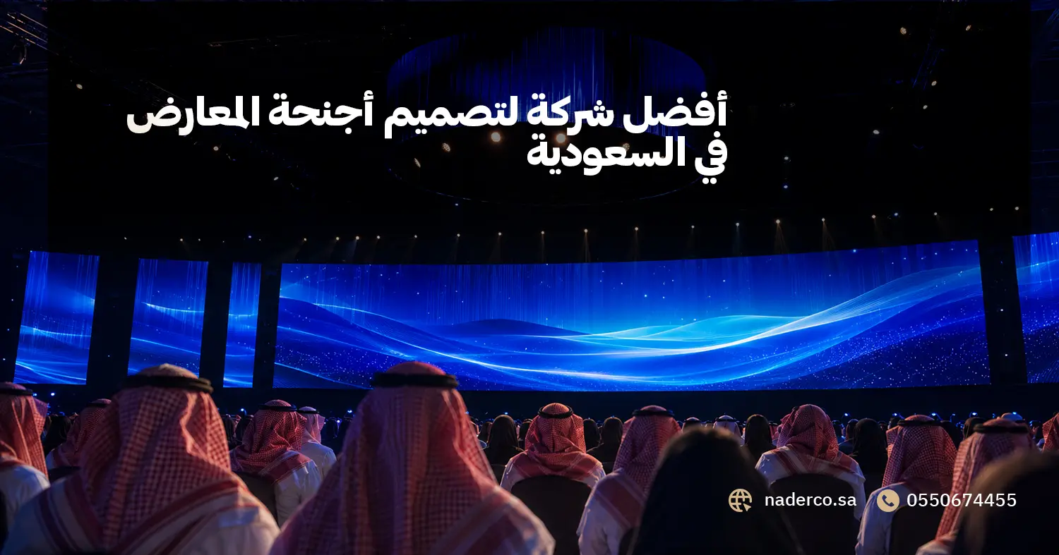 أفضل شركة لتصميم أجنحة المعارض في السعودية