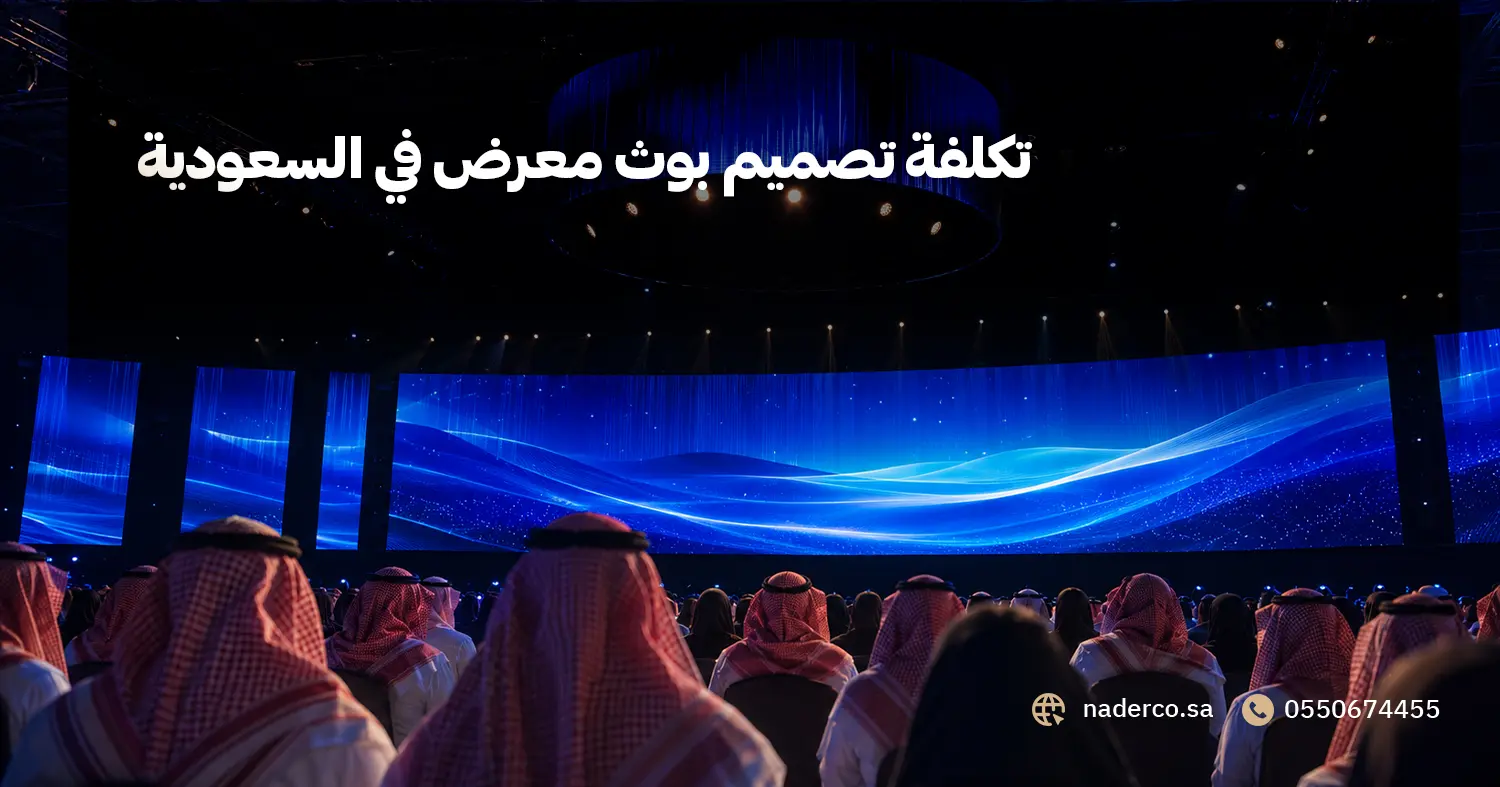 تكلفة تصميم بوث معرض في السعودية