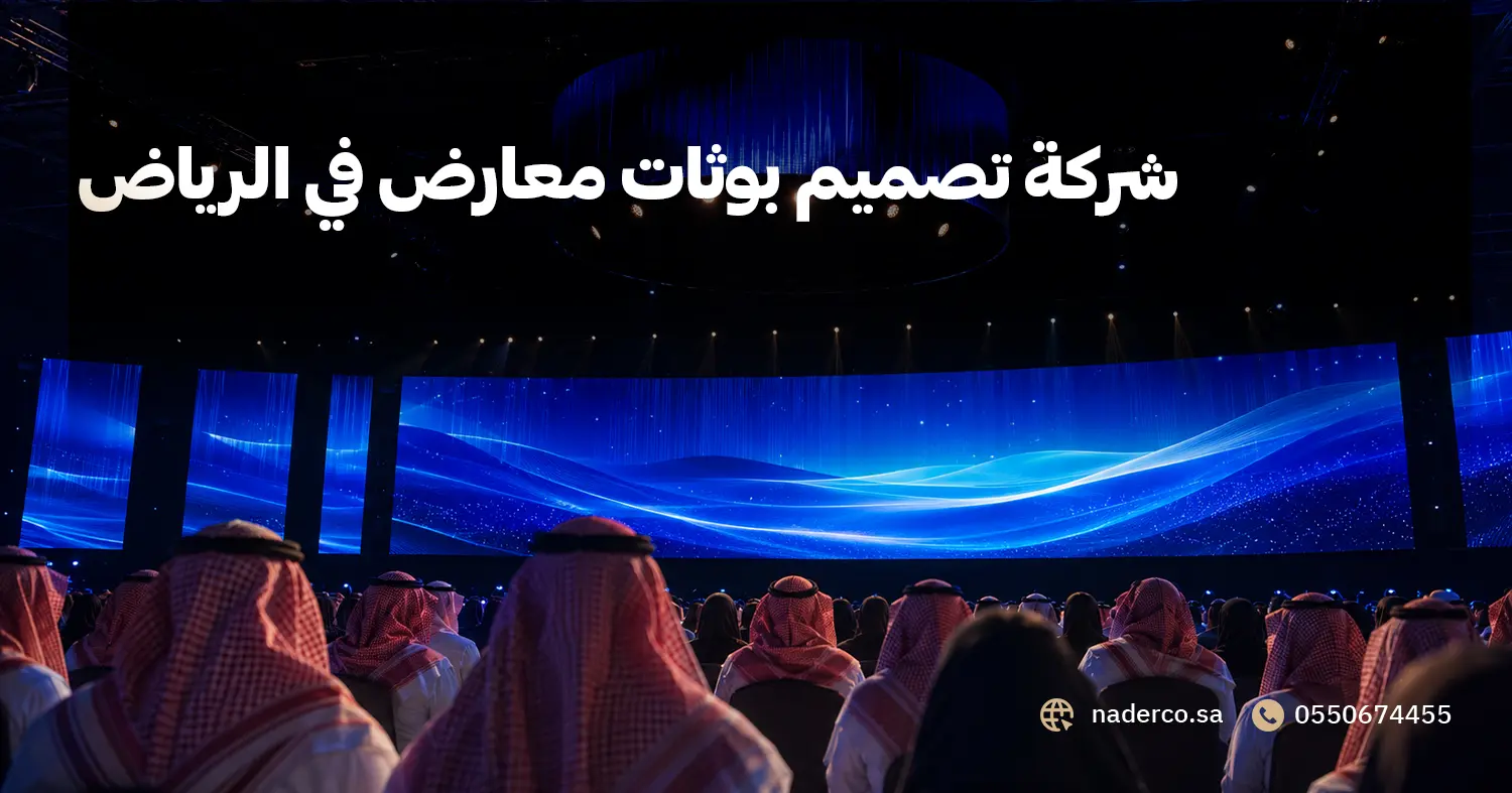 شركة تصميم بوثات معارض في الرياض