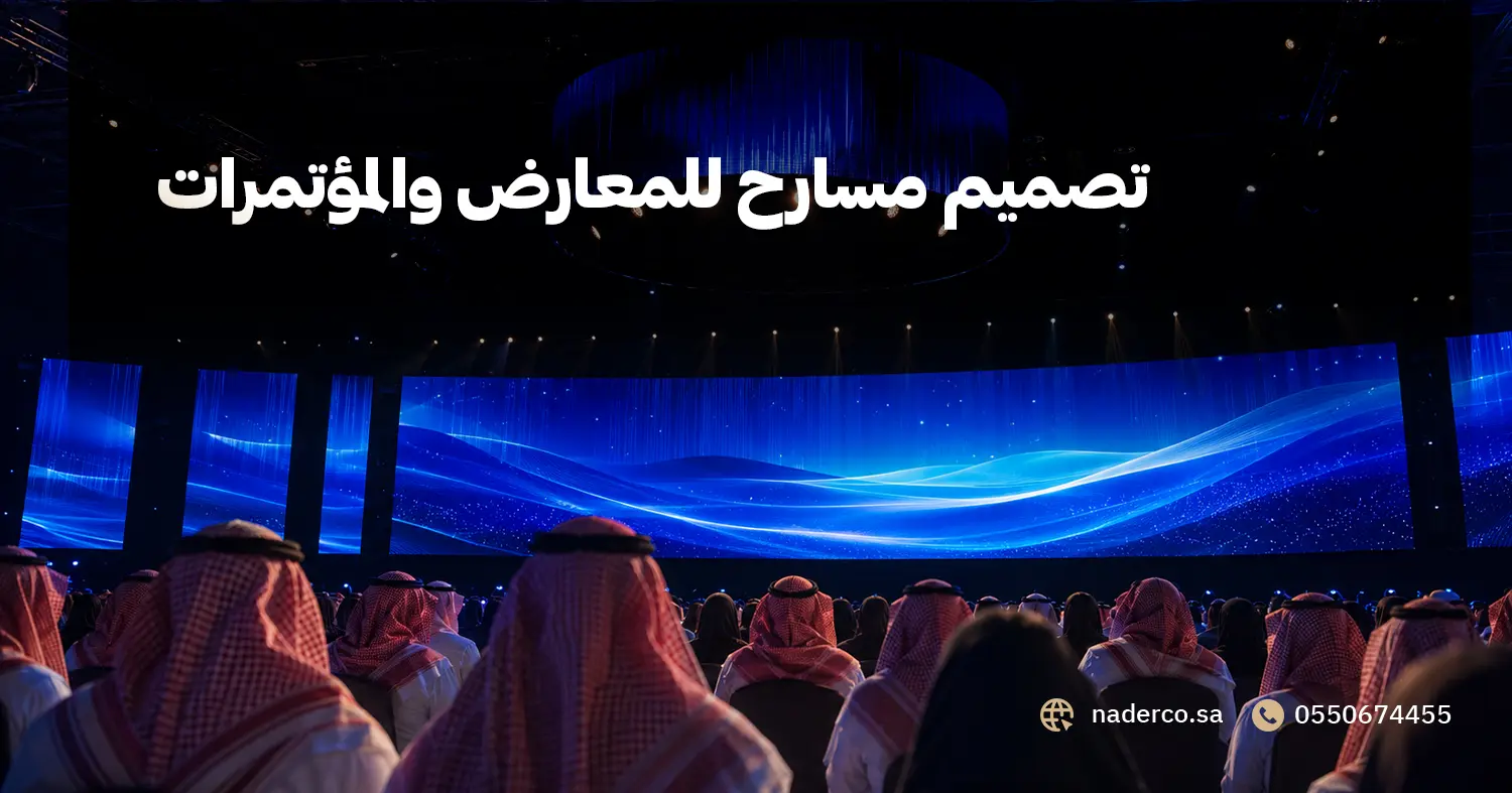 تصميم مسارح للمعارض والمؤتمرات